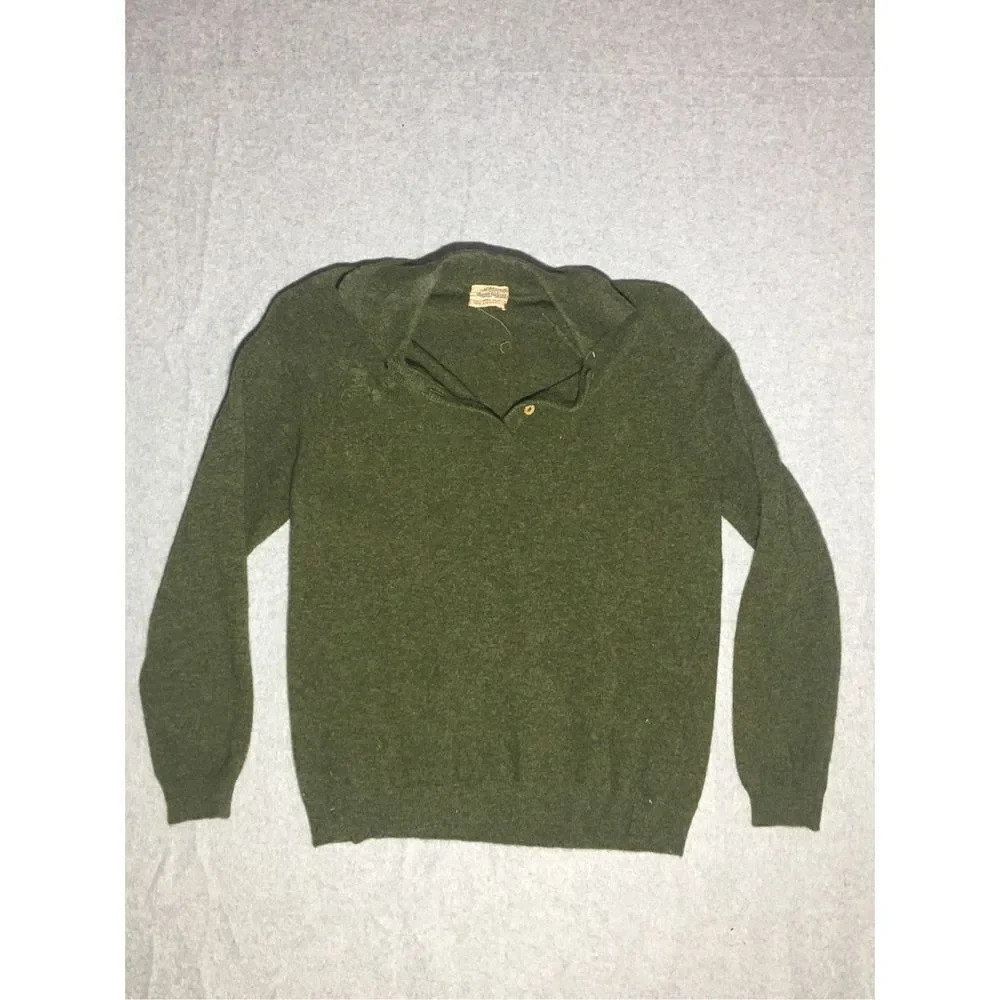 Womens Jaeger Sweater Size Small Vintage Lambs Wool Country Club Core Bahamas
